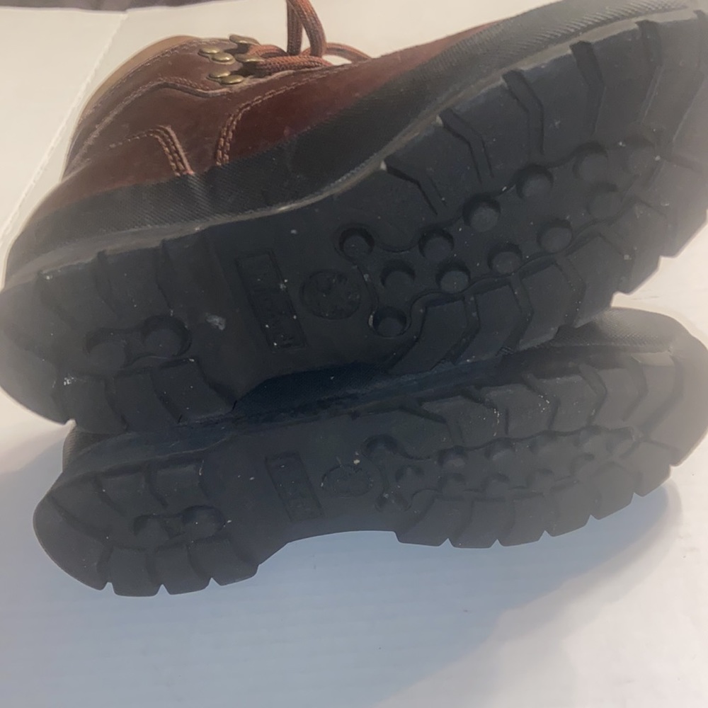 Brown leather Timberland hiking boots 🥾 size 7M - Picture 9 of 12